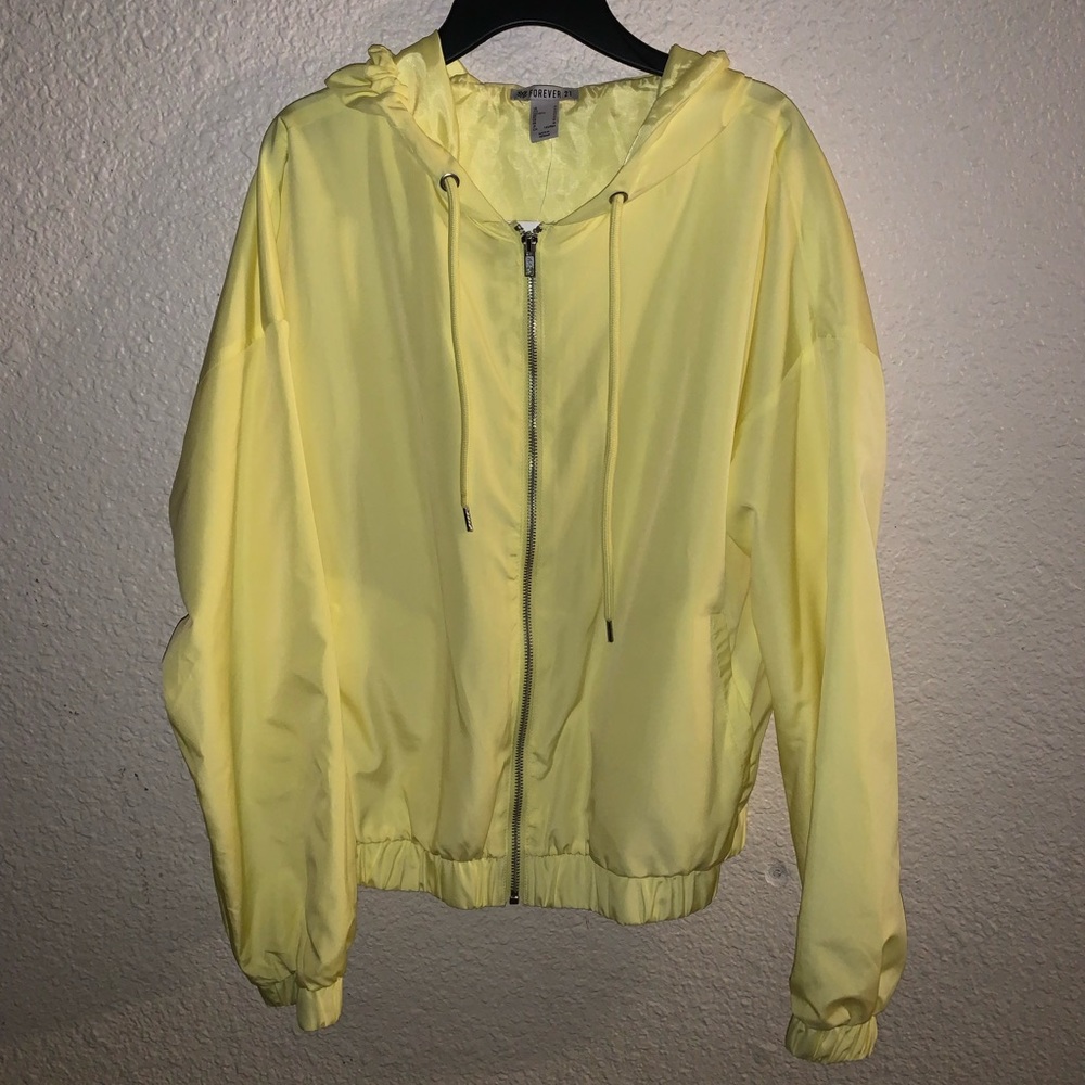 Yellow wind breaker